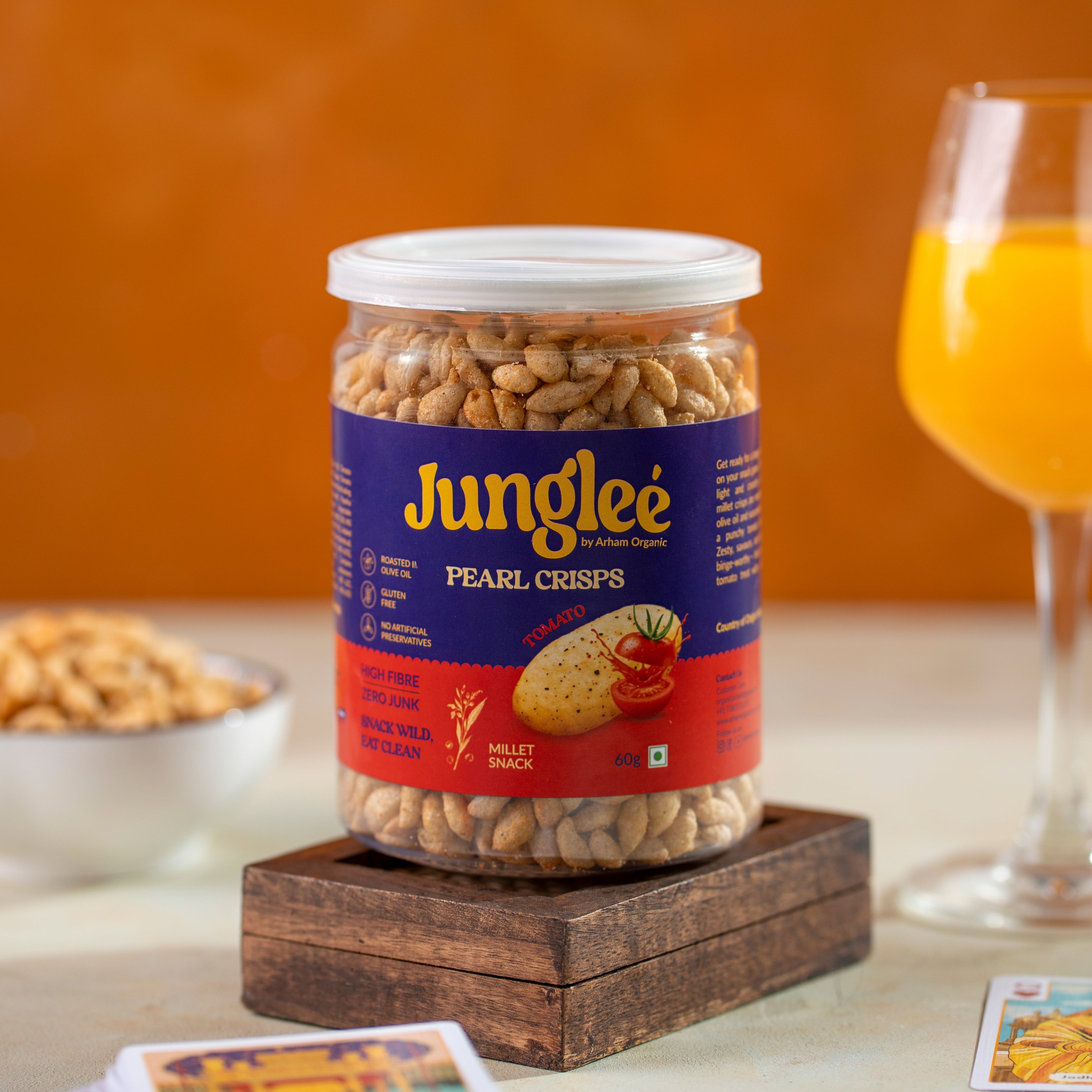 Jungleé Pearl Crisps – Tomato