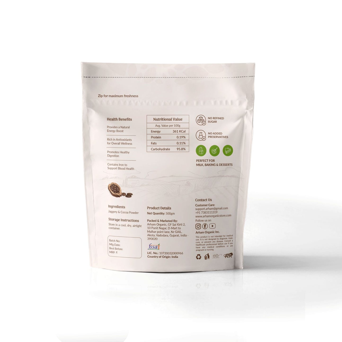 Chocolate Jaggery Powder