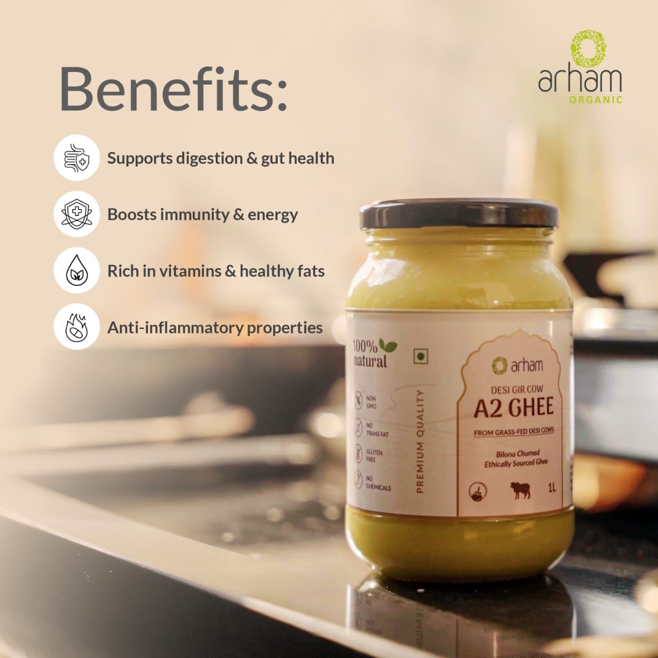 A2 Ghee Gir Cow Ghee