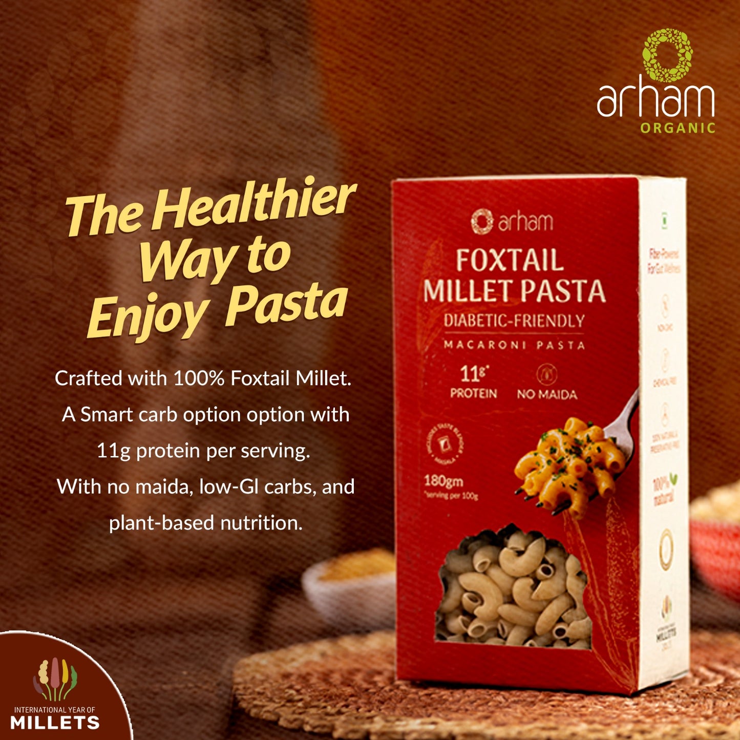 Foxtail Millet Pasta