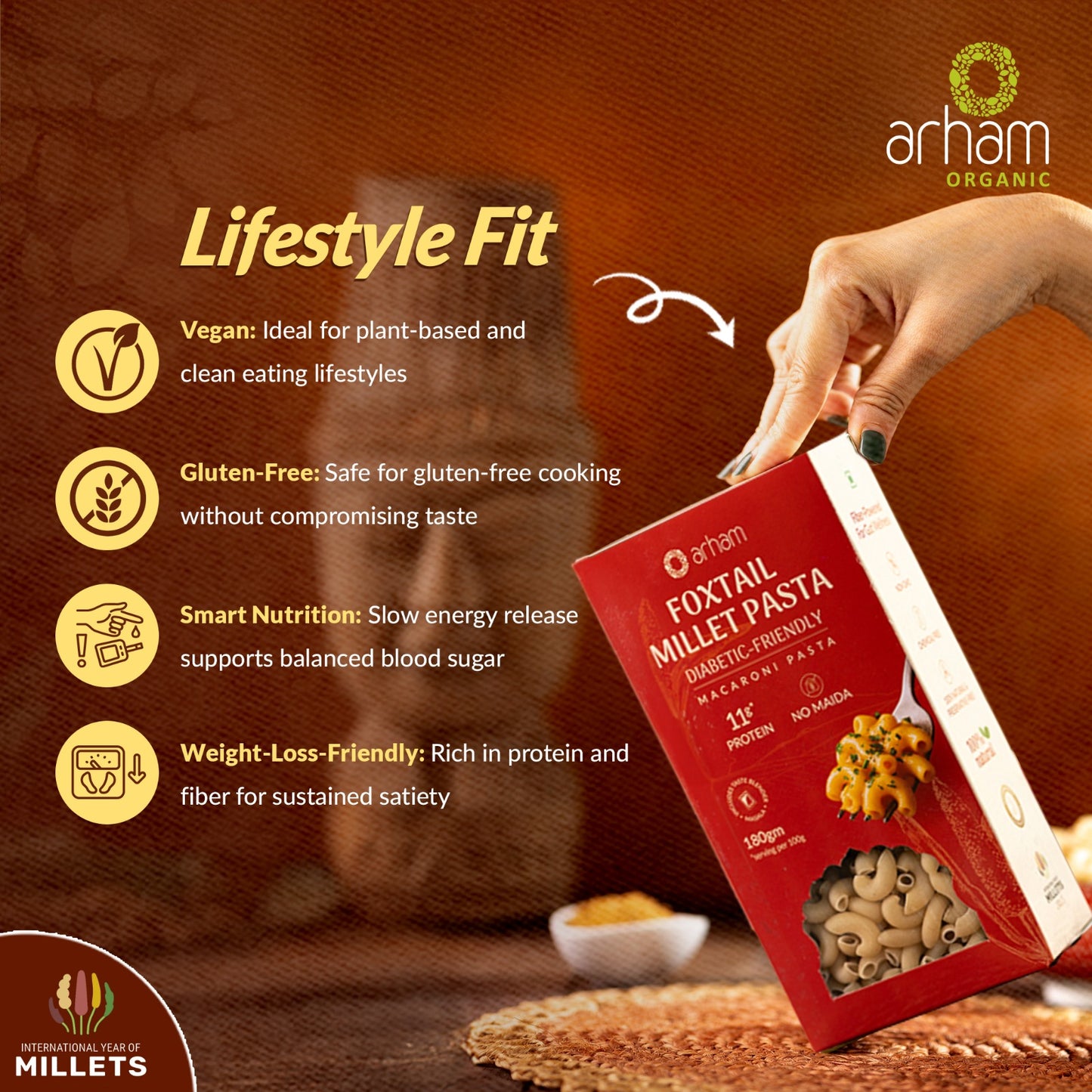 Foxtail Millet Pasta